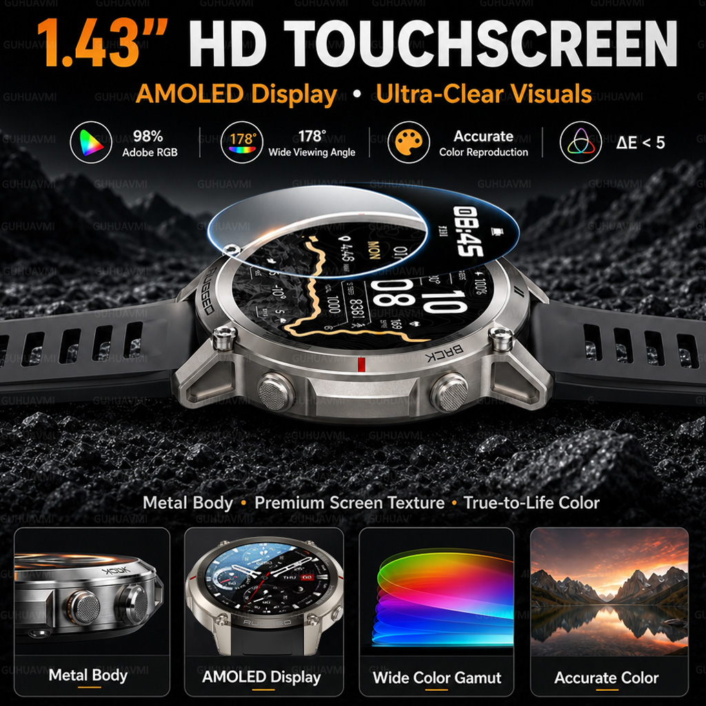 2026New Military GPS SmartWatc - Outdoor Lighting Track recension och pris