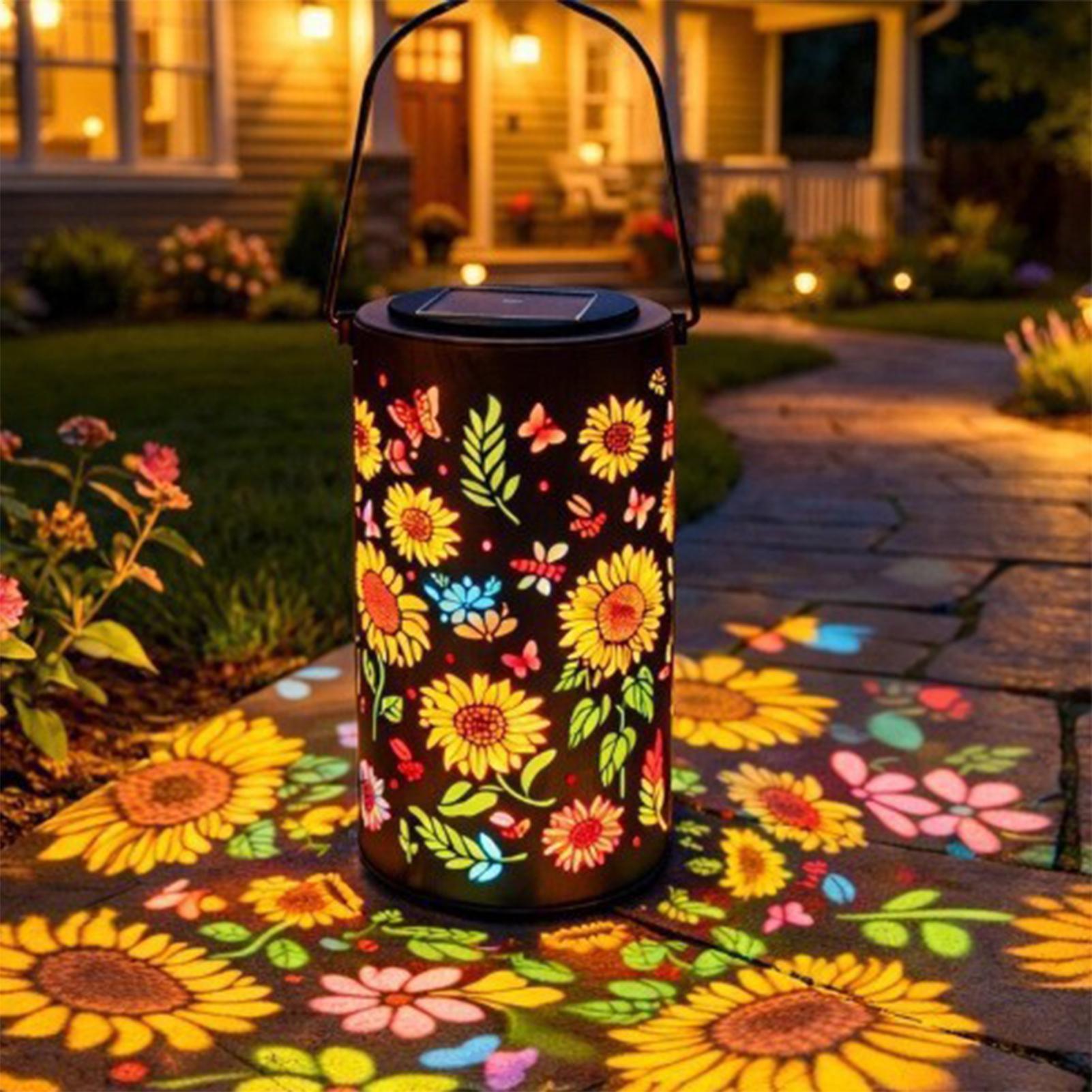 Sunflower Solar Lantern Weathe - Outdoor Lighting Pathway recension och pris
