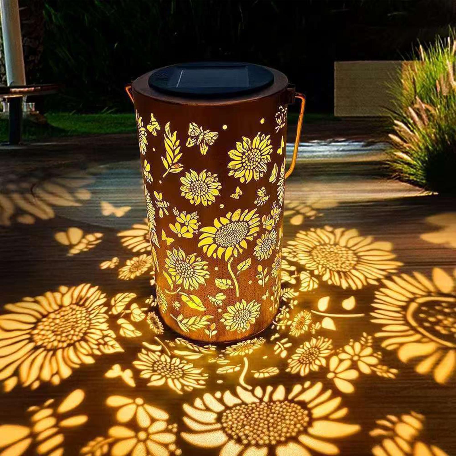 Sunflower Solar Lantern Weathe - Outdoor Lighting Pathway recension och pris