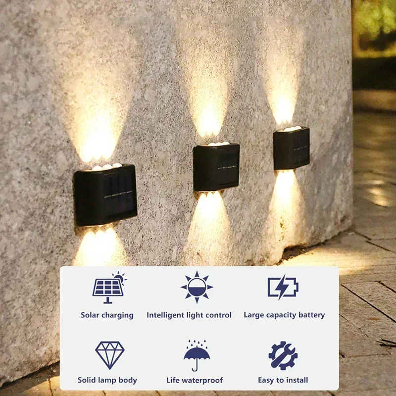 COB Solar Wall Lamp Outdoor Wa - Outdoor Lighting And Landscape recension och pris