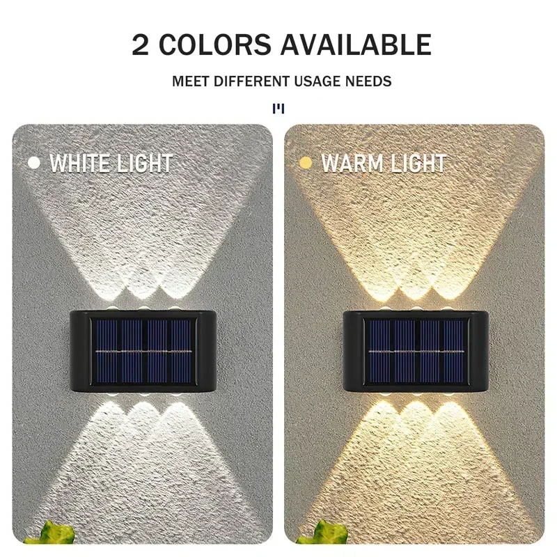 COB Solar Wall Lamp Outdoor Wa - Outdoor Lighting And Landscape recension och pris