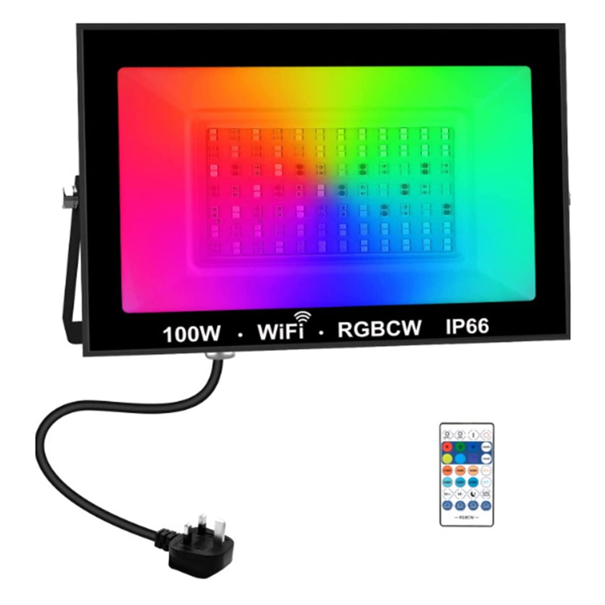 AA19 100W RGBCW LED Flood Ligh - Outdoor Lighting Uk recension och pris