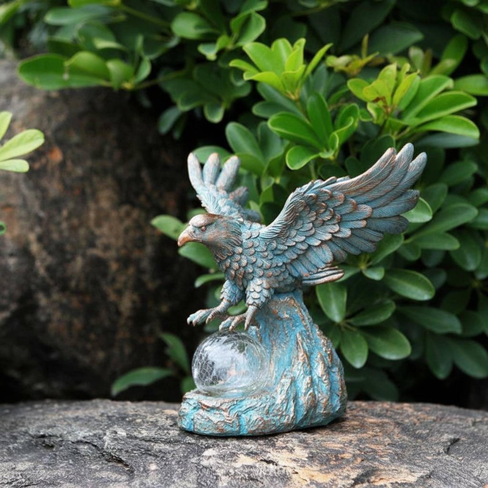 Solar Eagle Statue Light Water - Outdoor Lighting Pathway recension och pris