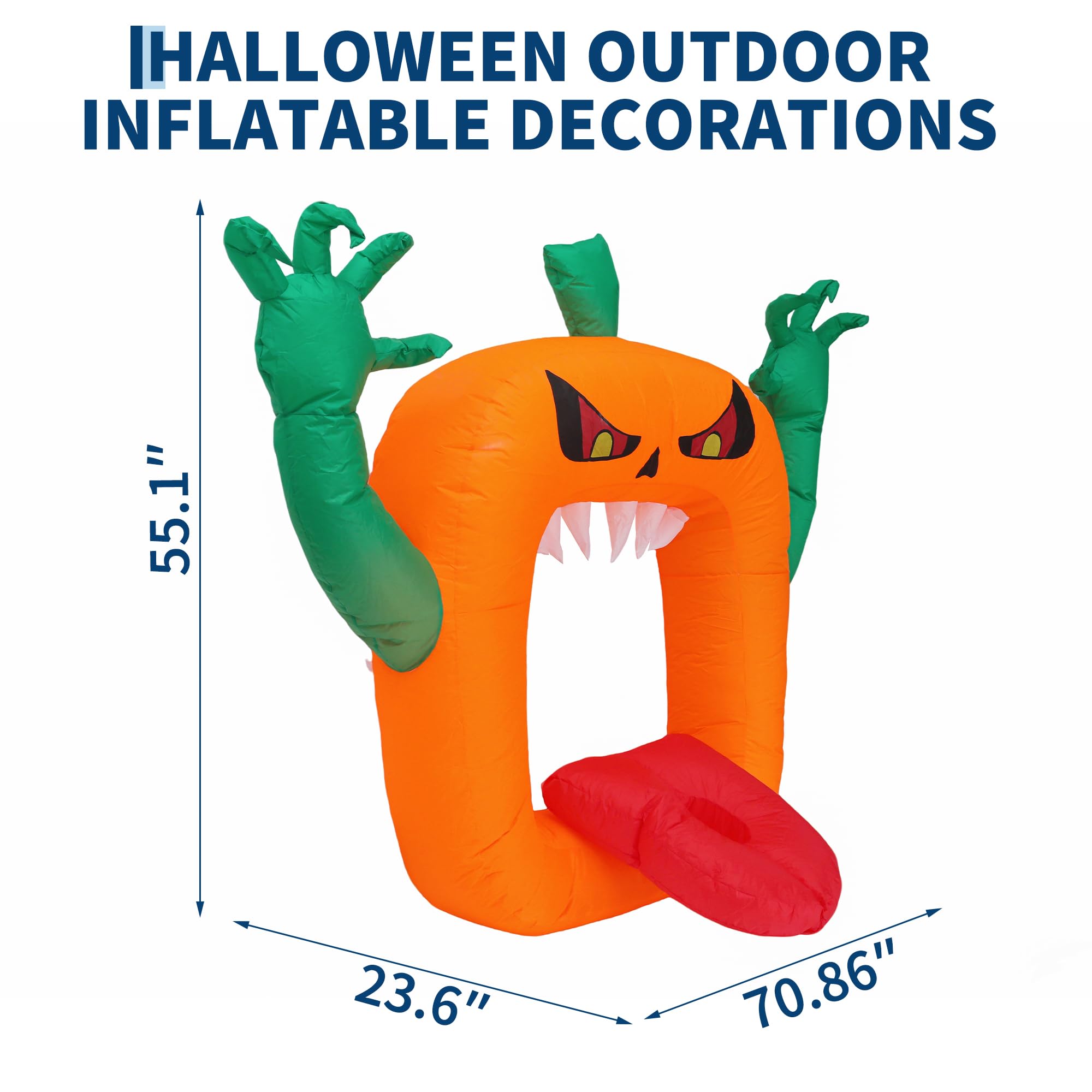 6FT Halloween Inflatables Scar - Outdoor Lighting Effects recension och pris