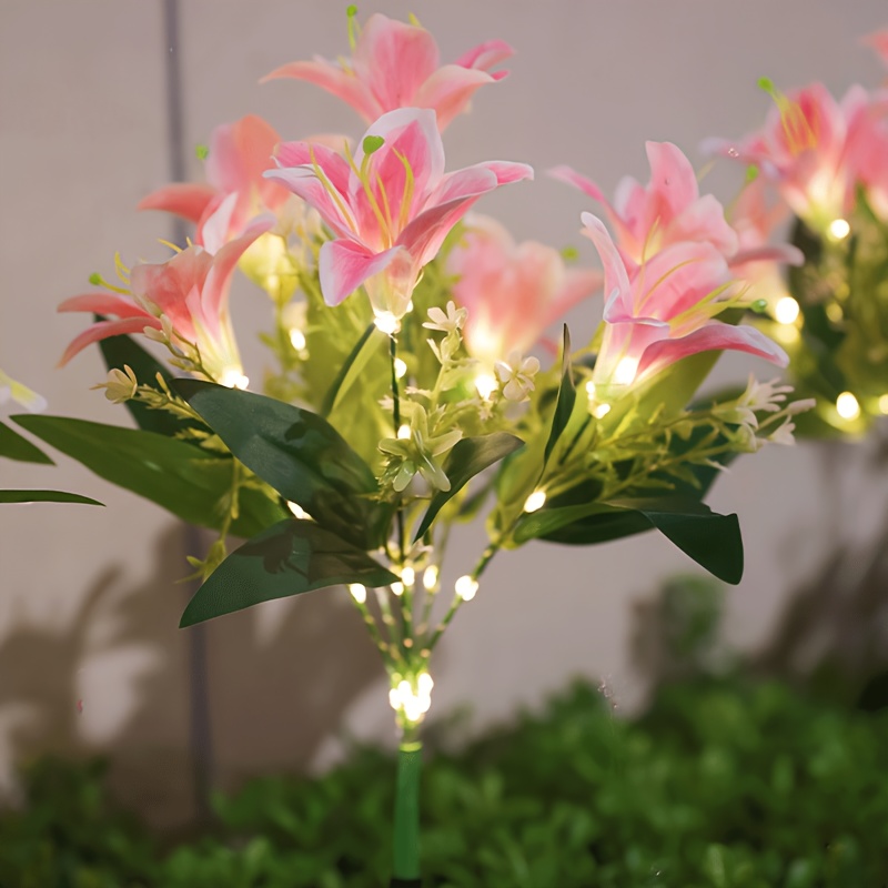Multi-Bloom Pink Lily Solar Ga - Outdoor Lighting Effects recension och pris